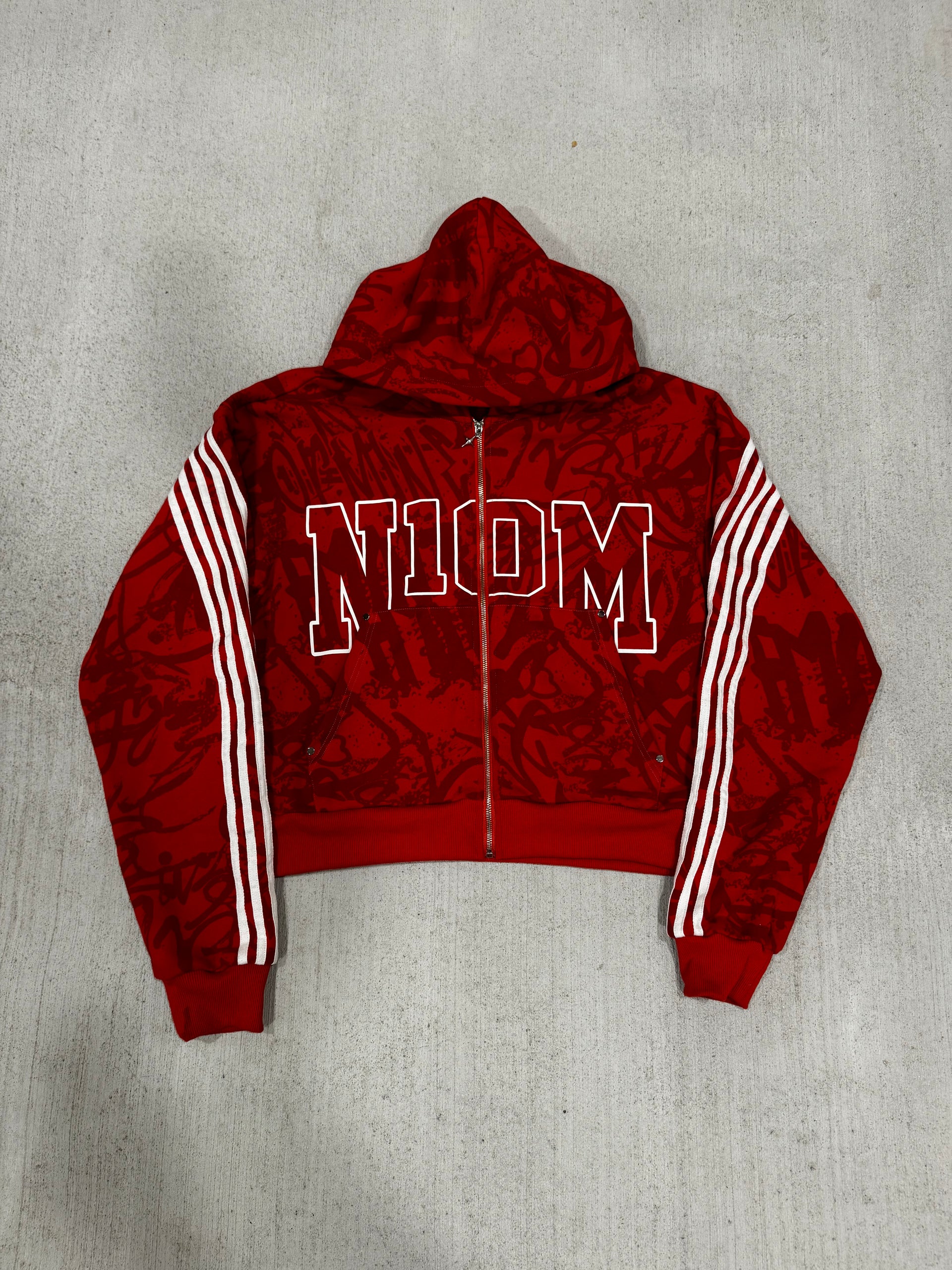 ‘GRAFFITI’ Zip-Up (RED)