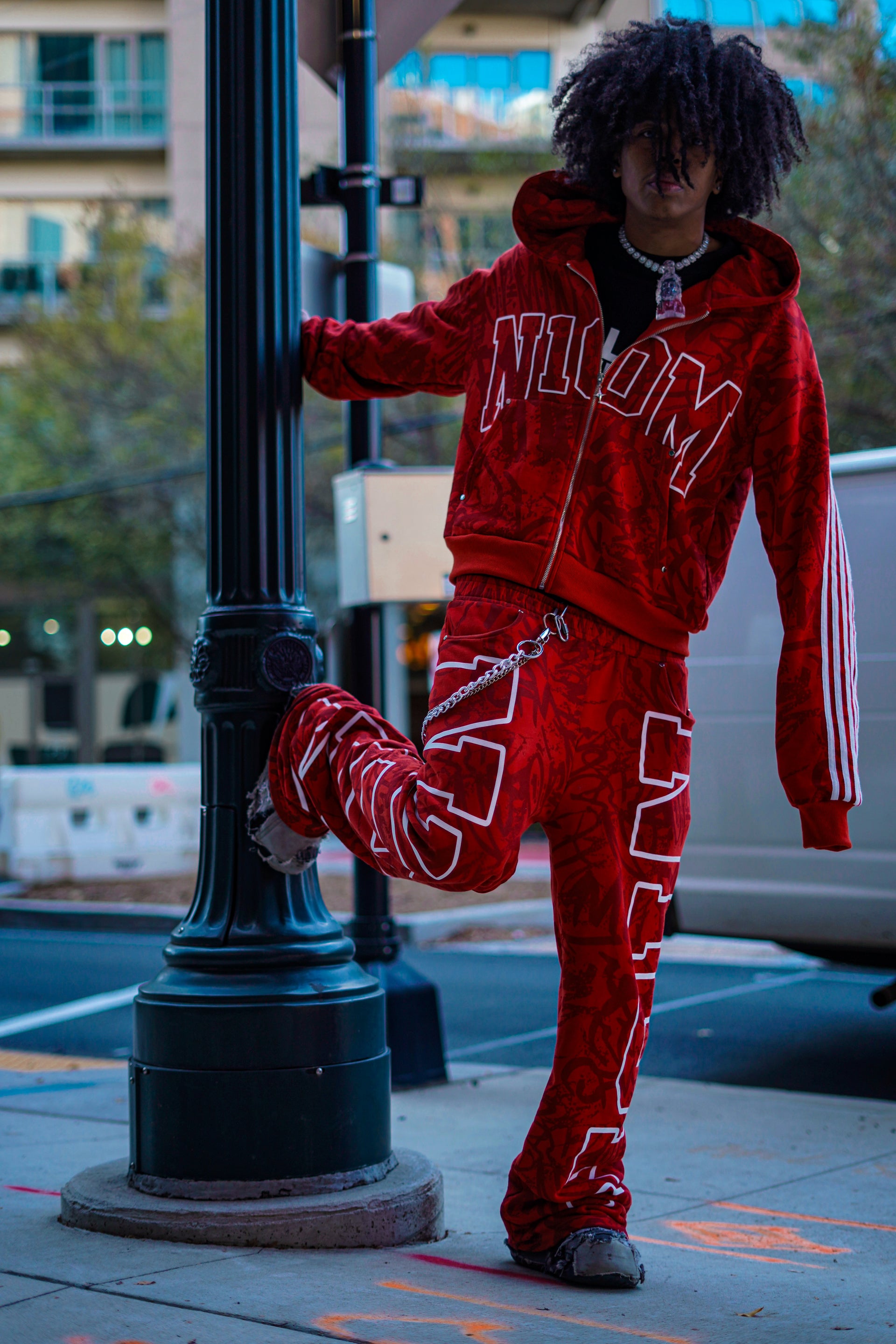 ‘GRAFFITI’ Sweatpants (RED)